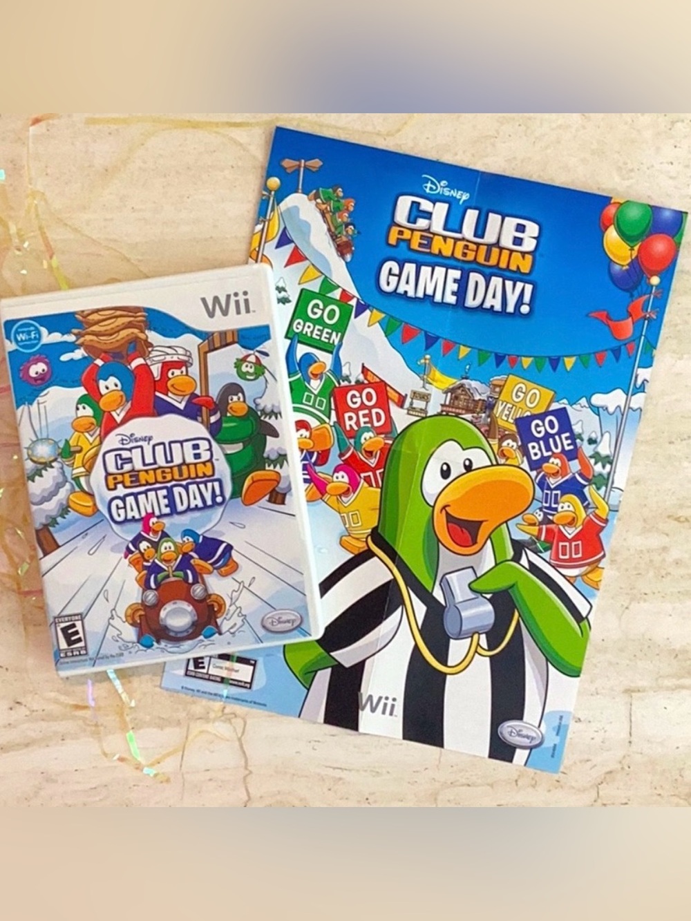 Disney Club Penguin Game Day Nintendo Wii Game CIB Tested